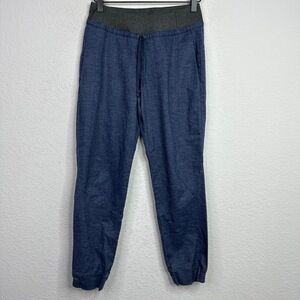 Patagonia‎ Pants Womens XXS Blue Hemp Blend Elastic Waist Jogger Hiking Gorpcore